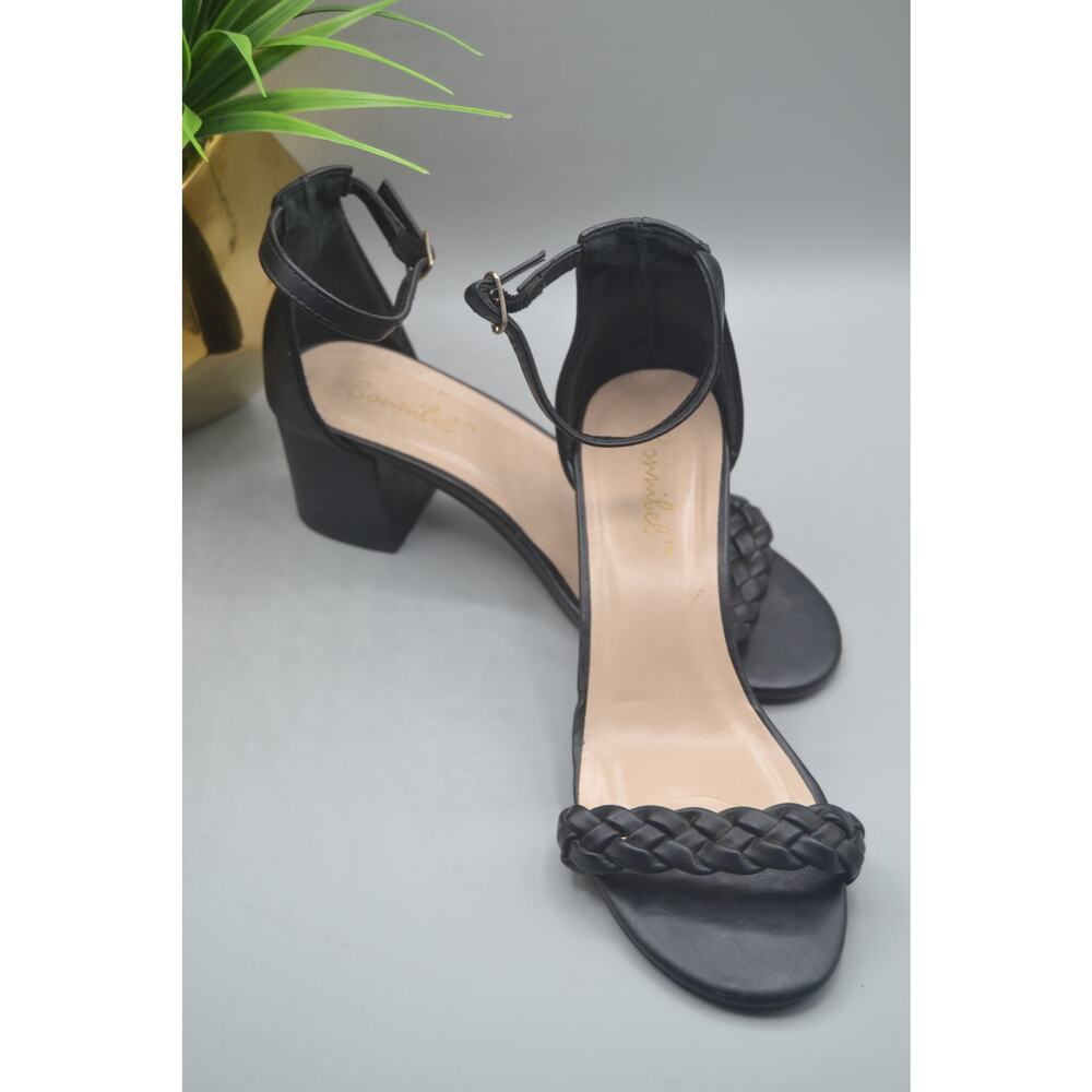 BonnieBell Short Heels With Belt Adjustable Strap Woman Heels Size 7